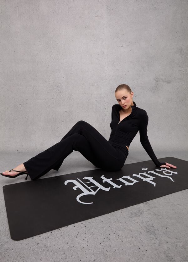 Ovs Jersey Yoga Pants Black