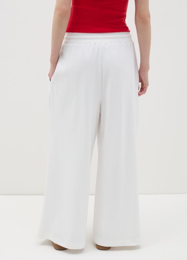 Ovs Joggers A Gamba Larga Con Dettaglio In Vita