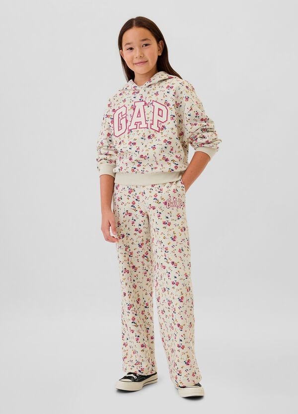 Ovs Joggers a gamba larga con ricamo logo