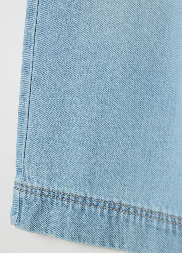 Ovs Joggers A Gamba Larga In Denim