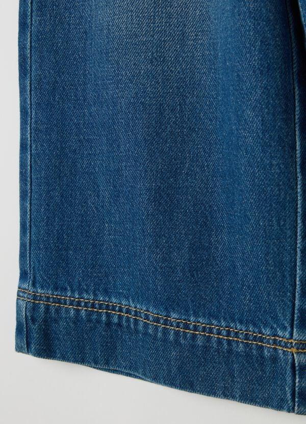 Ovs Joggers A Gamba Larga In Denim