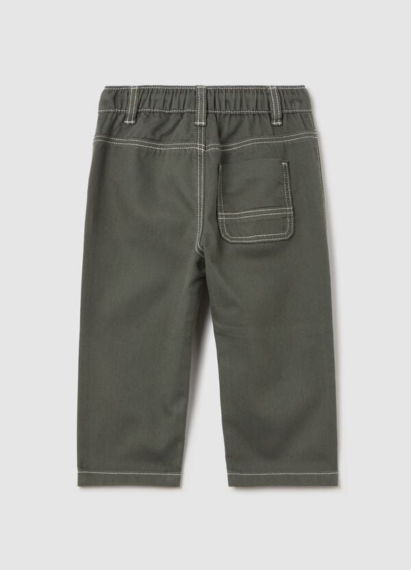 Ovs Joggers Cargo Con Coulisse In Cotone E Lyocell