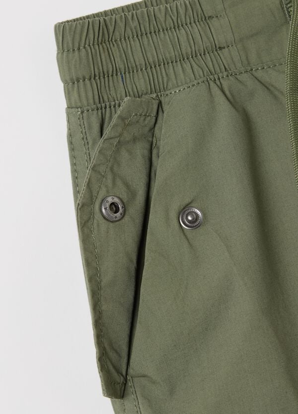 Ovs Joggers Cargo In Tela Di Cotone Con Coulisse
