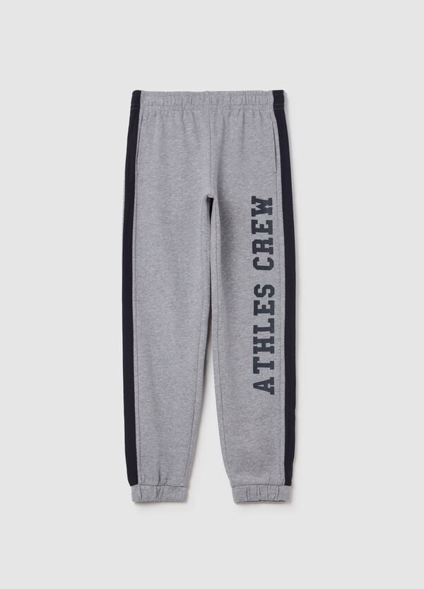 Ovs Joggers Con Bande A Contrasto "Champs Crew"