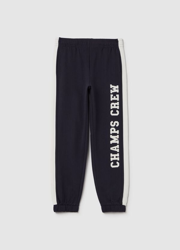 Ovs Joggers con bande a contrasto "Champs Crew"