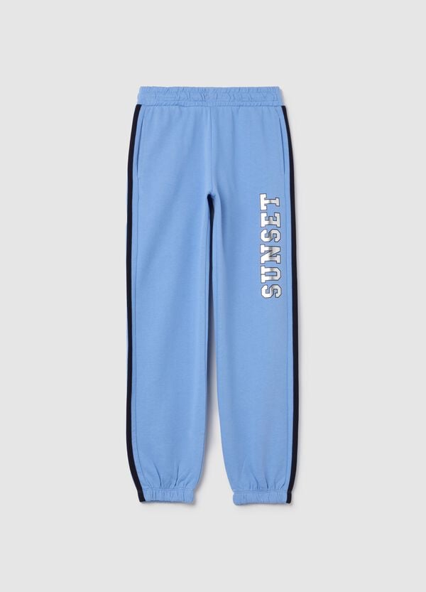 Ovs Joggers con bande a contrasto e stampa "Sunset"