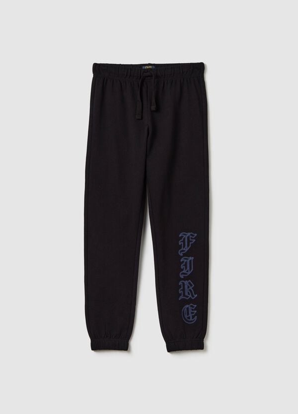 Ovs Joggers Con Coulisse E Stampa "Fire"