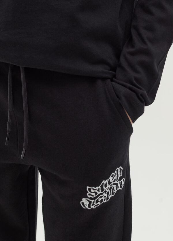 Ovs Joggers Con Coulisse E Stampa "Step Aside"