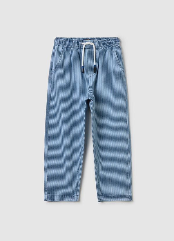 Ovs Joggers con coulisse in fantasia a righe