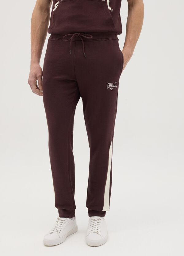 Ovs Joggers Con Inserti A Contrasto E Ricamo Logo