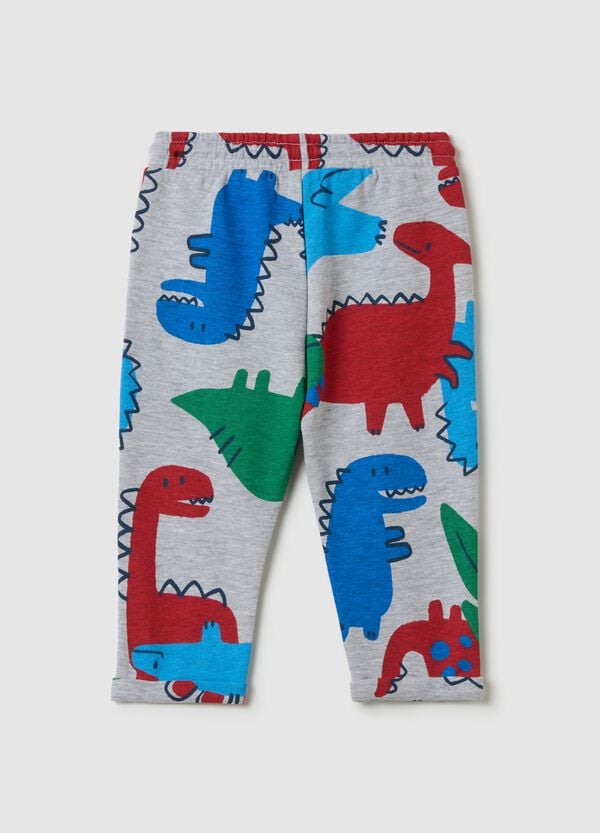 Ovs Joggers Con Stampa Dinosauri All-over