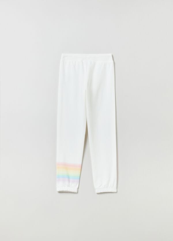 Ovs Joggers Con Stampa Logo E Arcobaleno
