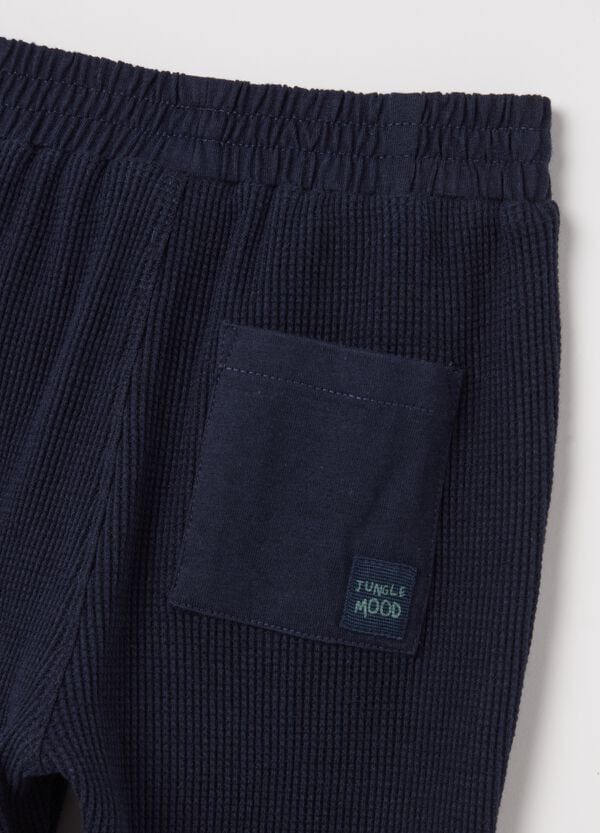 Ovs Joggers Con Trama Waffle