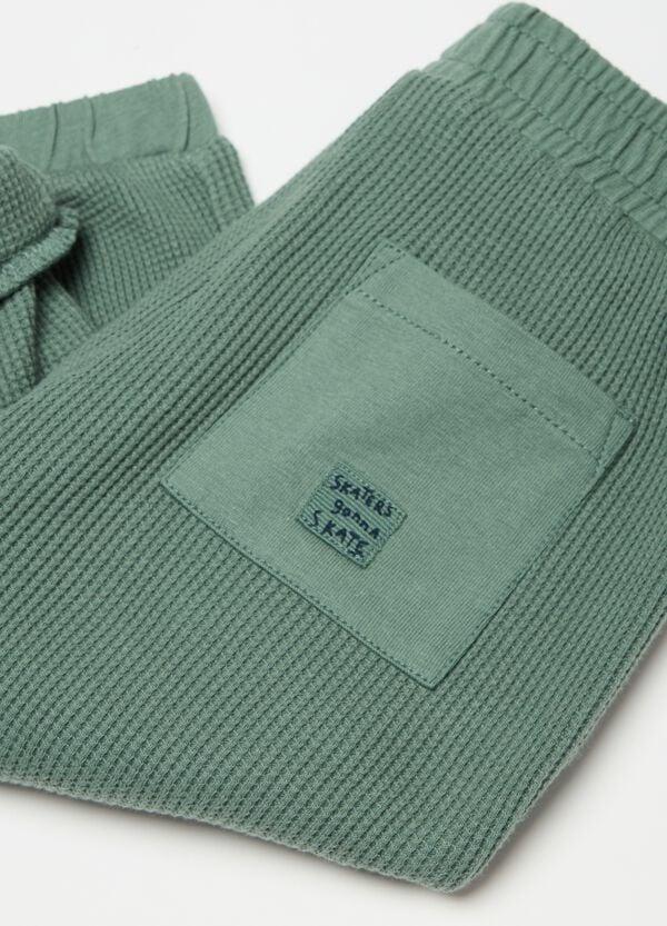 Ovs Joggers Con Trama Waffle