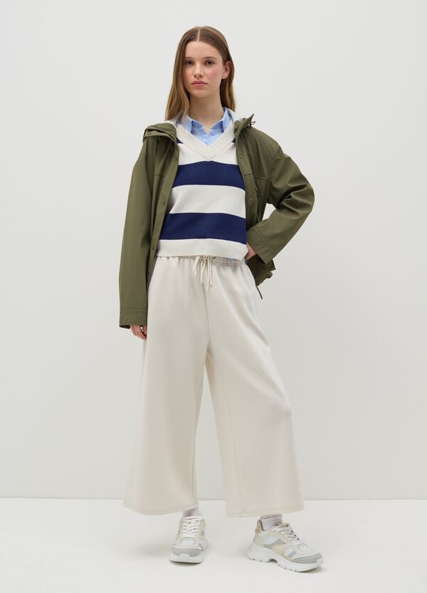 Ovs Joggers crop a gamba larga