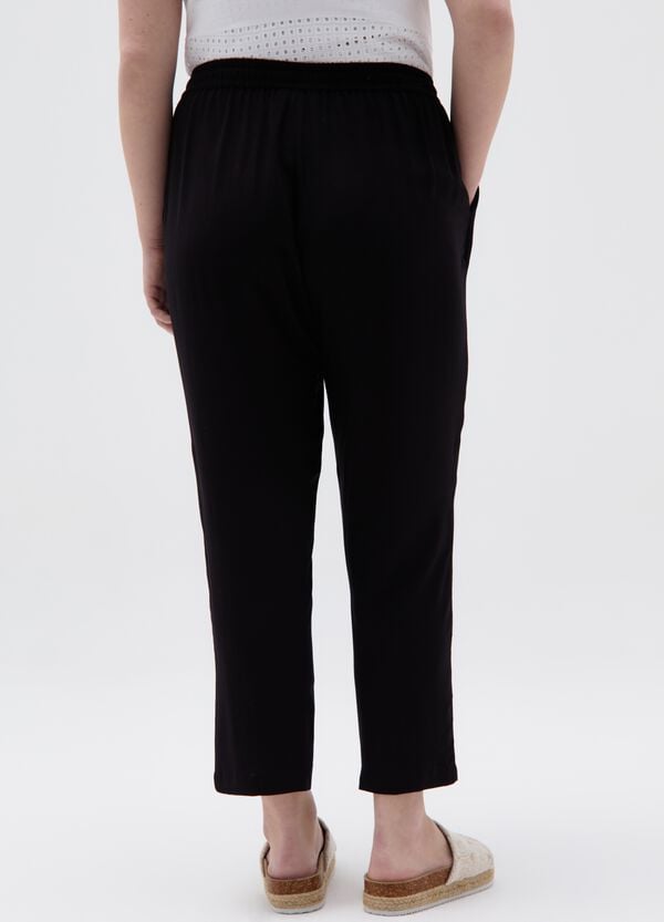 Ovs Joggers Crop Con Coulisse Curvy