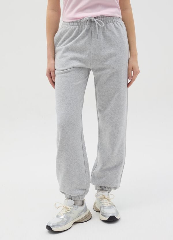 Ovs Joggers Essential In Felpa Con Coulisse