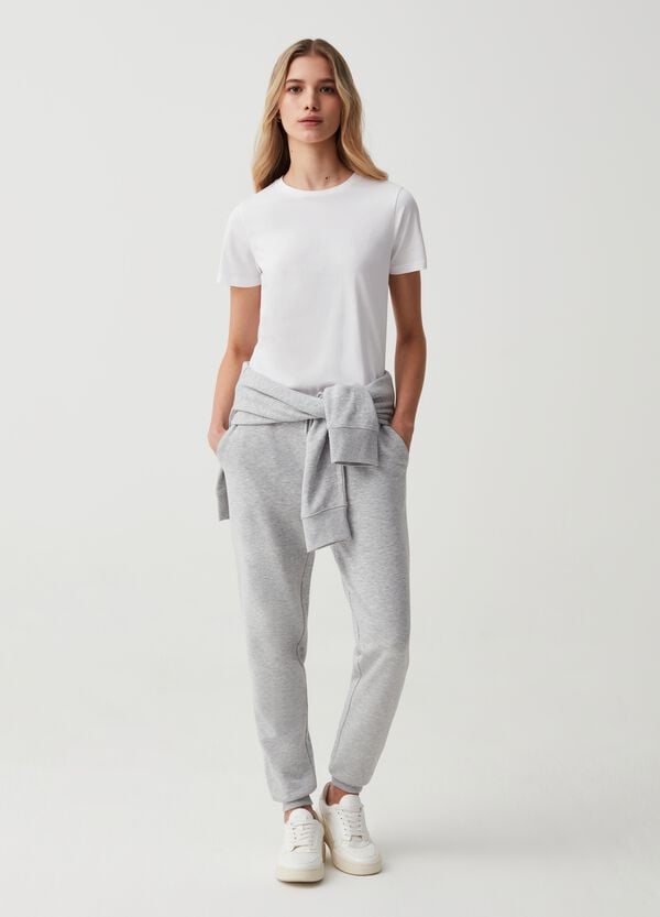 Ovs Joggers Essential in felpa con coulisse