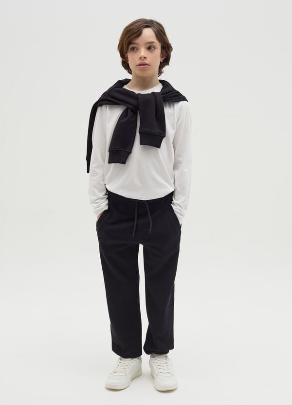 Ovs Joggers Essential in felpa con coulisse