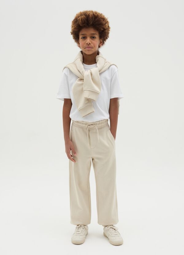 Ovs Joggers Essential in felpa con coulisse