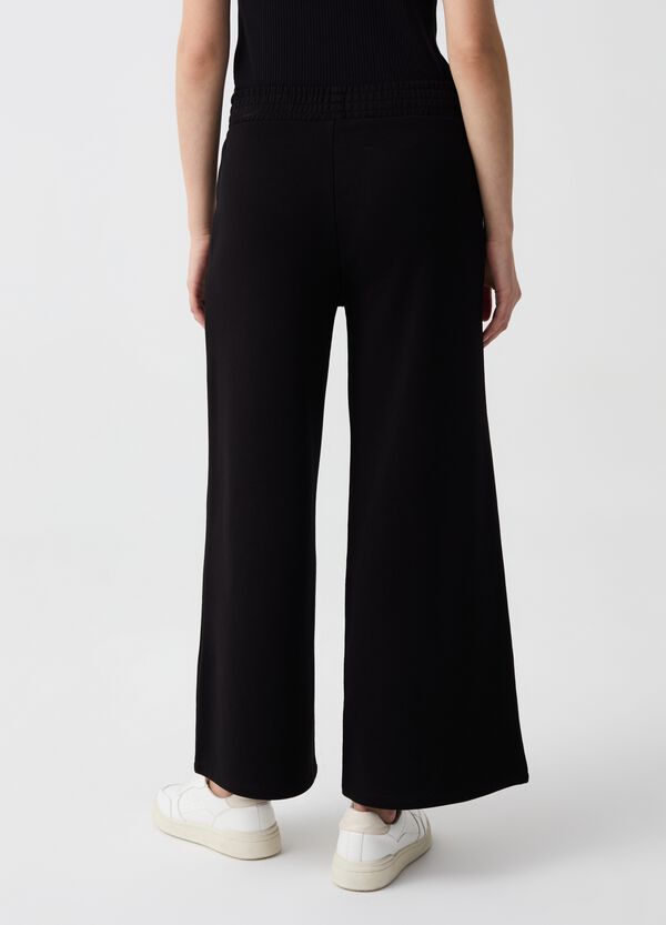 Ovs Joggers Essential Wide Leg In Felpa