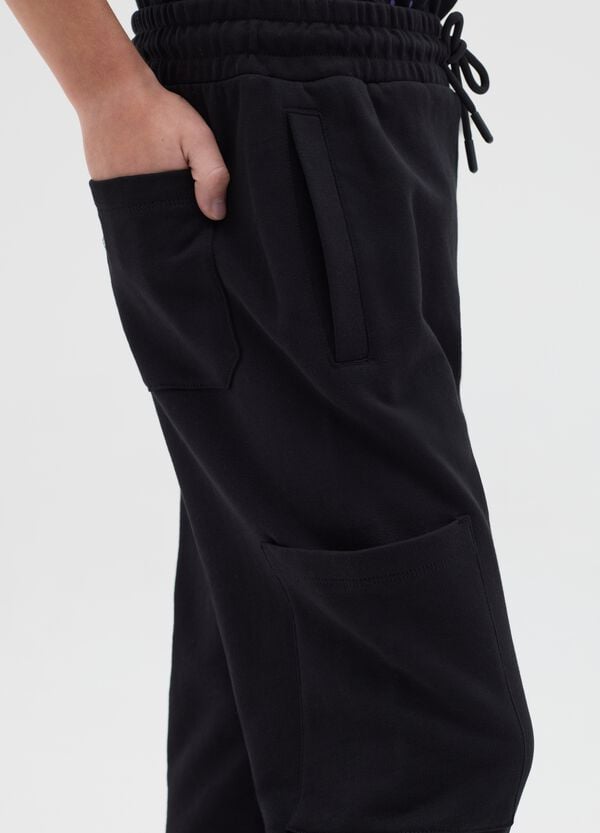 Ovs Joggers In Cotone Con Coulisse E Stampa