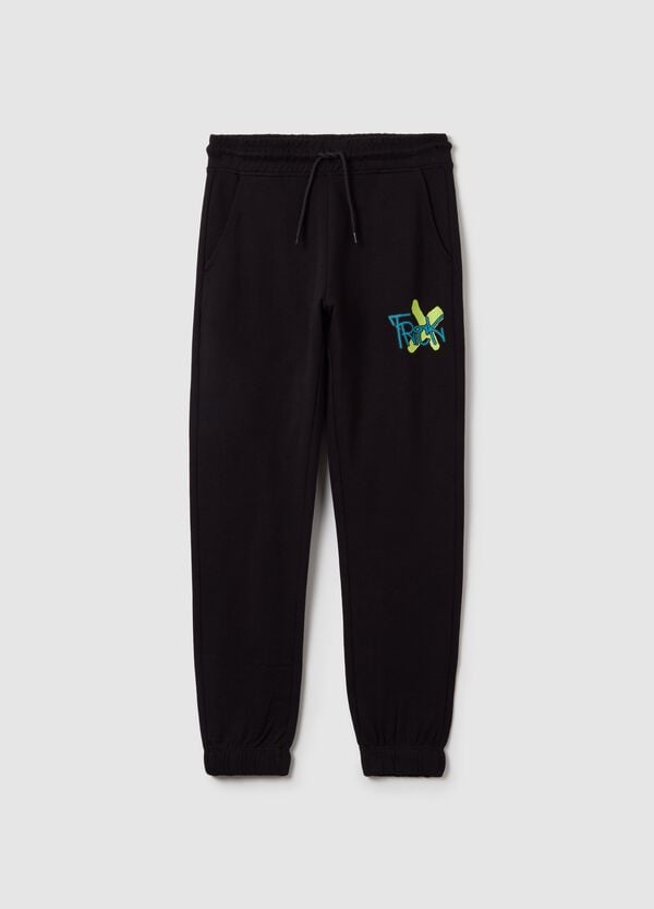 Ovs Joggers In Cotone Con Coulisse E Stampa