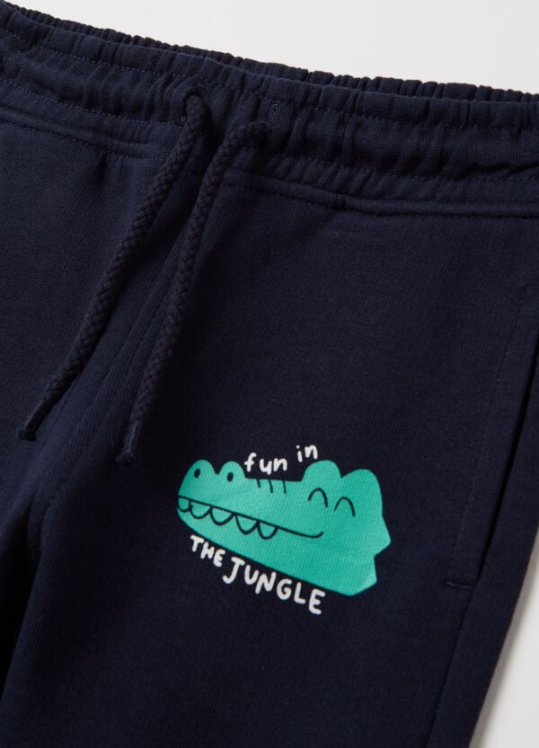 Ovs Joggers In Cotone Con Coulisse E Stampa