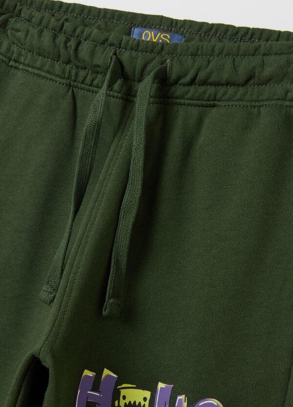 Ovs Joggers In Cotone Con Coulisse E Stampa