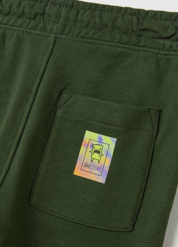 Ovs Joggers In Cotone Con Coulisse E Stampa