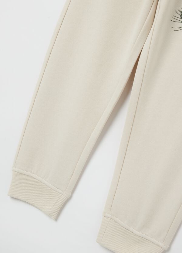 Ovs Joggers In Cotone Con Coulisse E Stampa
