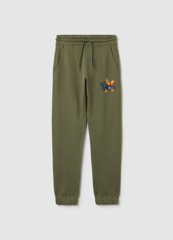 Ovs Joggers In Cotone Con Coulisse E Stampa