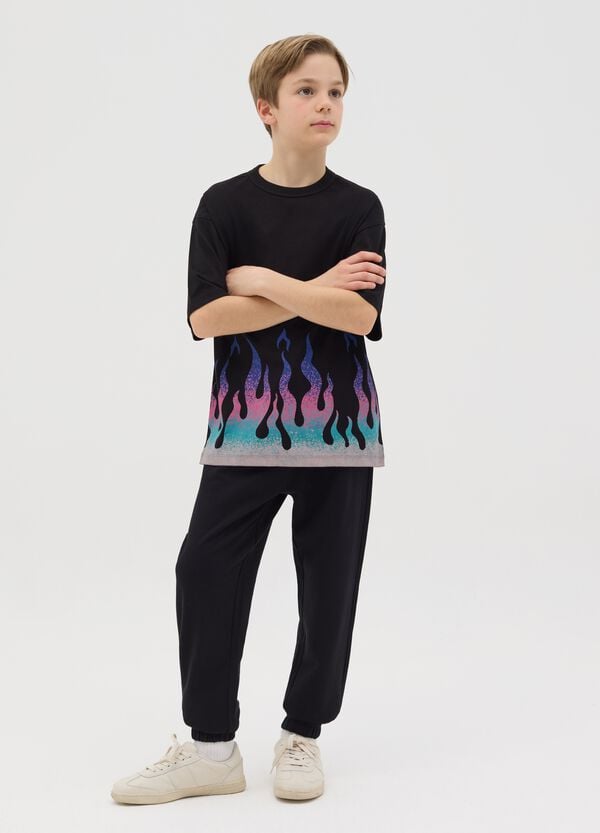 Ovs Joggers in cotone con coulisse