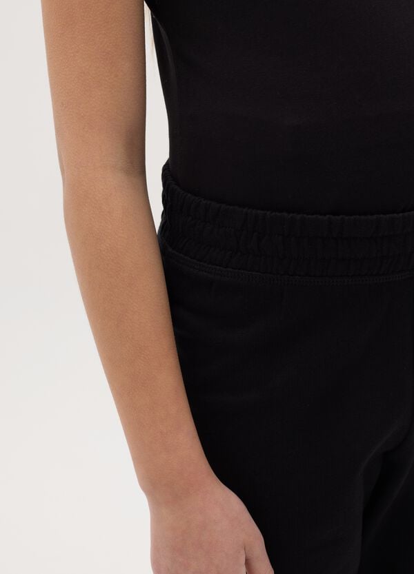 Ovs Joggers In Cotone Con Profili Elasticati
