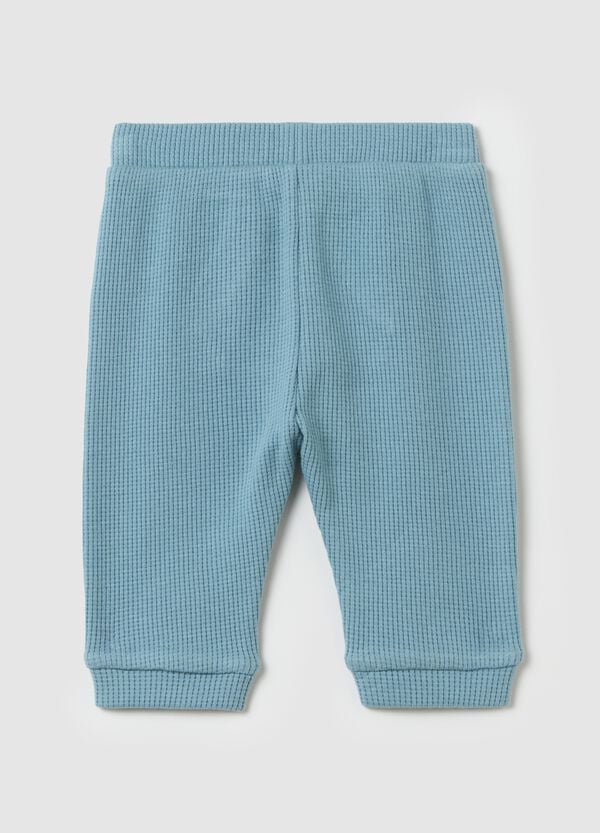 Ovs Joggers In Cotone Con Trama Waffle