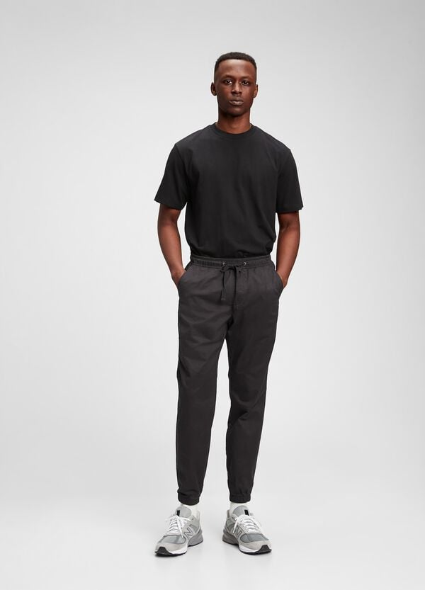 Ovs Joggers in cotone stretch con coulisse