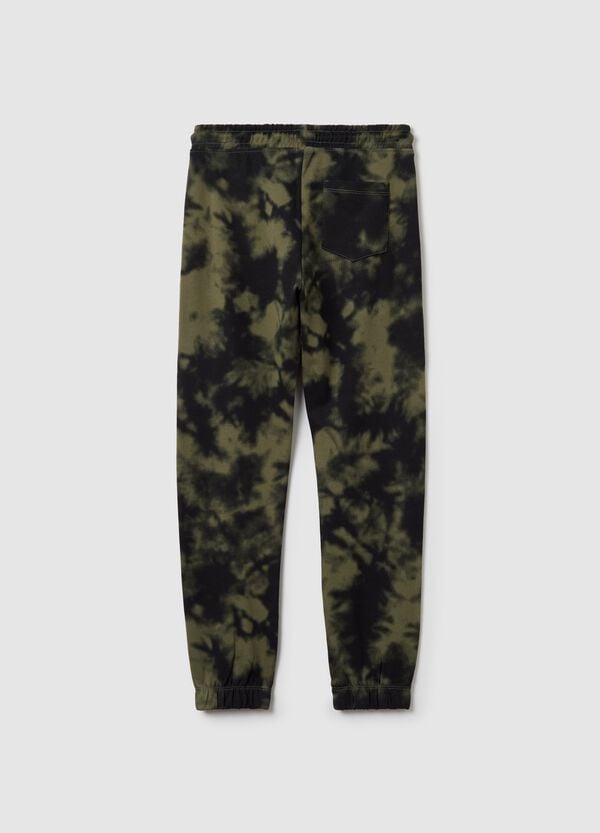 Ovs Joggers In Cotone Tie Dye Con Coulisse