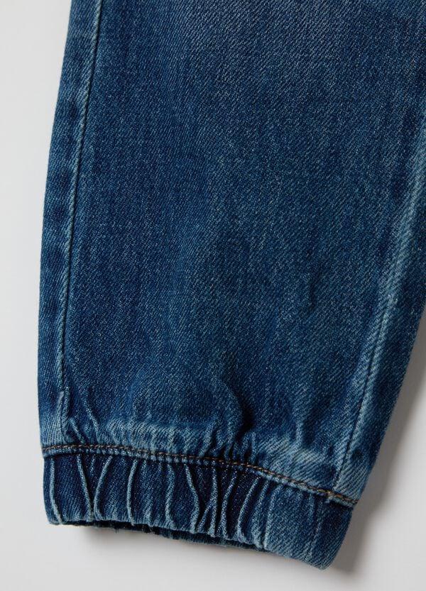 Ovs Joggers In Denim Con Coulisse