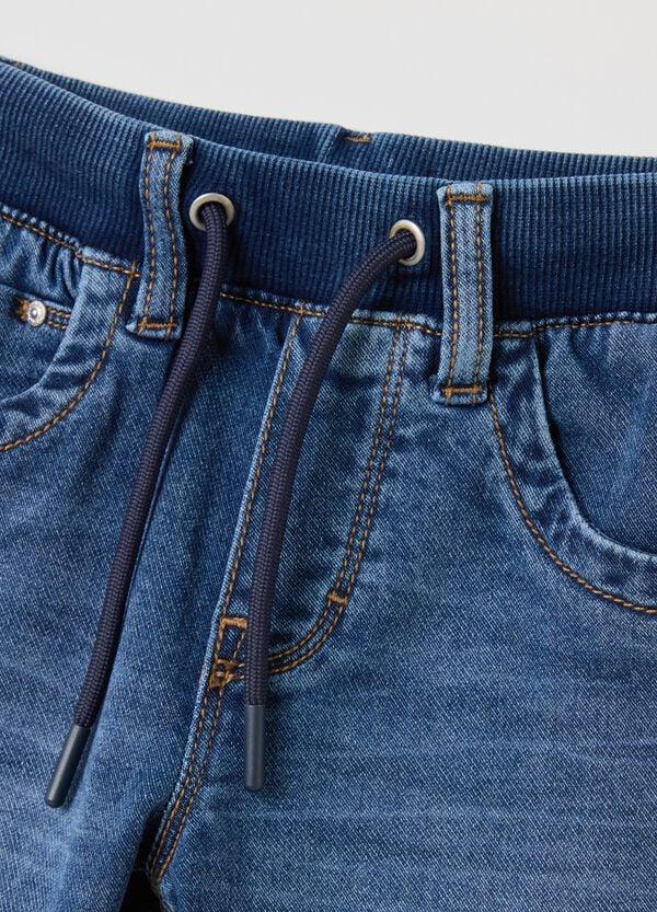 Ovs Joggers In Denim Con Coulisse