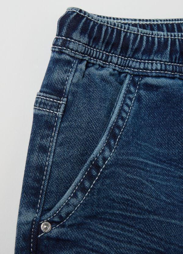 Ovs Joggers In Denim Con Coulisse