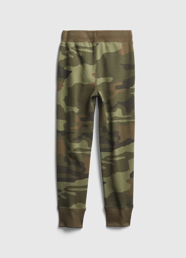 Ovs Joggers In Felpa Camouflage Con Ricamo Logo