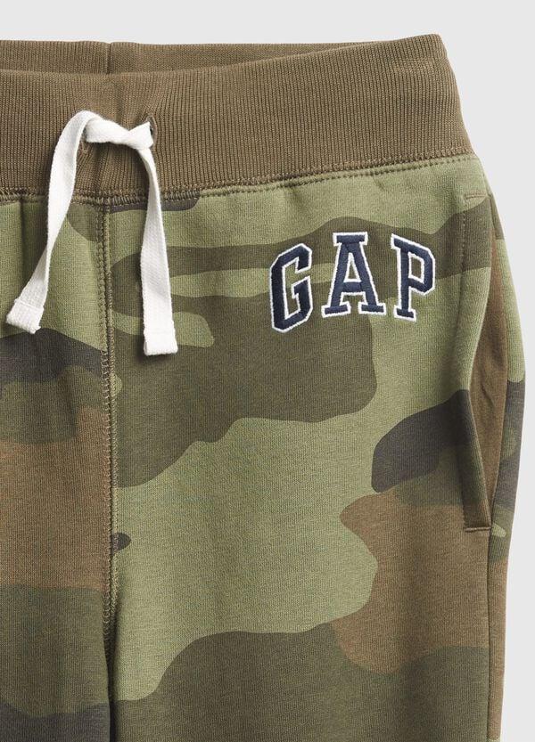 Ovs Joggers In Felpa Camouflage Con Ricamo Logo