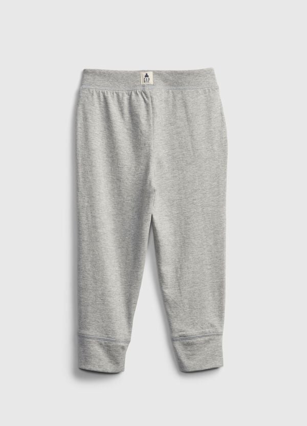 Ovs Joggers In Felpa Con Coulisse E Patch Logo