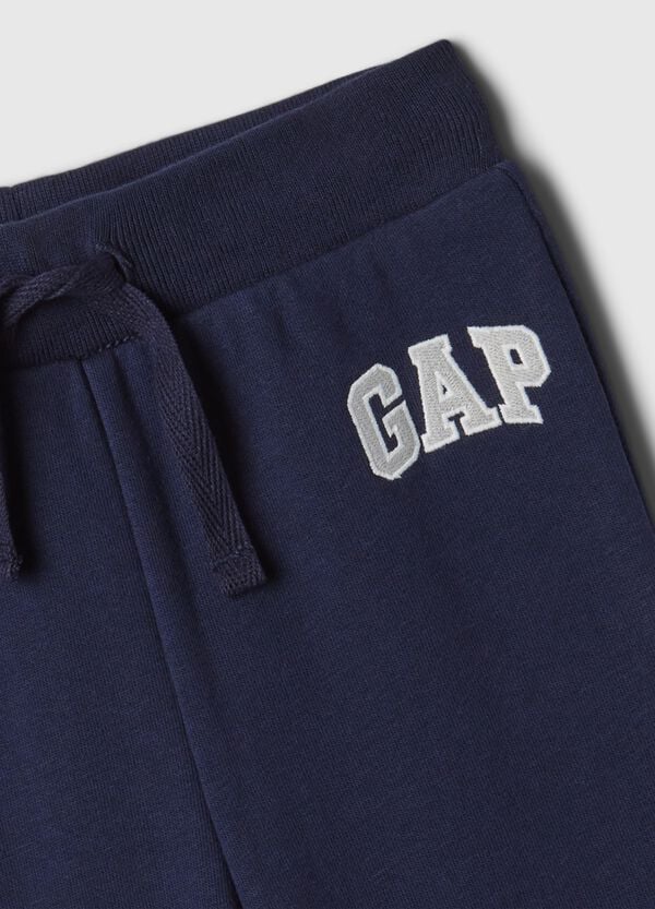 Ovs Joggers In Felpa Con Coulisse E Ricamo Logo