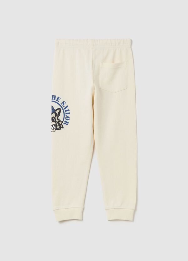 Ovs Joggers In Felpa Con Coulisse E Stampa