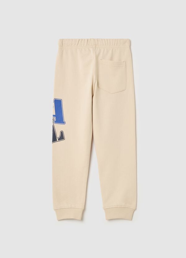 Ovs Joggers In Felpa Con Coulisse E Stampa