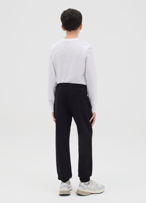 Ovs Joggers In Felpa Con Coulisse E Stampa