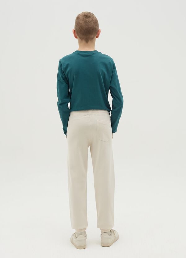 Ovs Joggers In Felpa Con Coulisse E Stampa