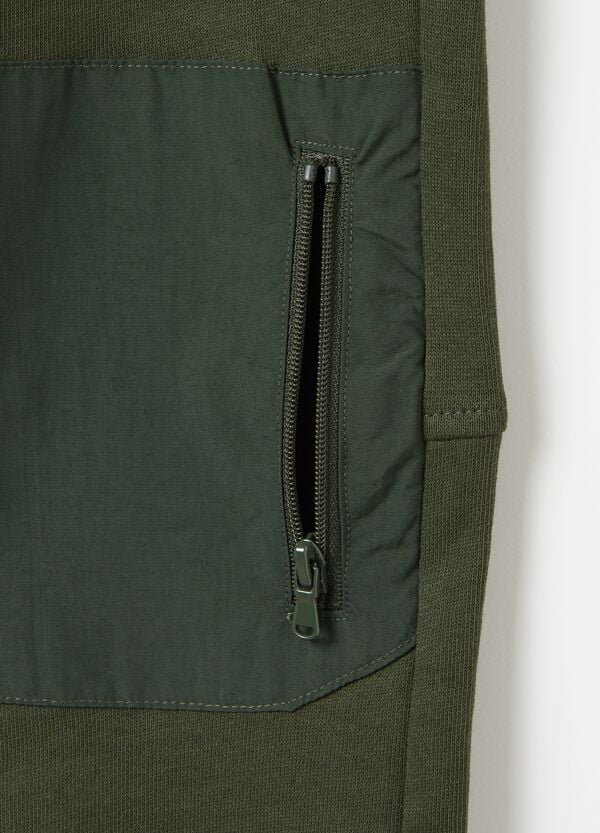 Ovs Joggers In Felpa Con Coulisse E Tasca Con Zip