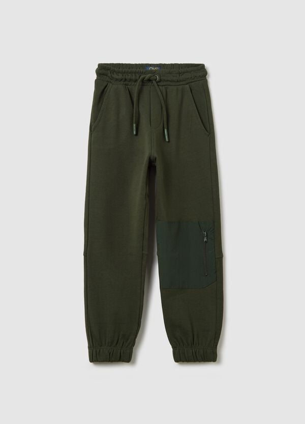 Ovs Joggers in felpa con coulisse e tasca con zip